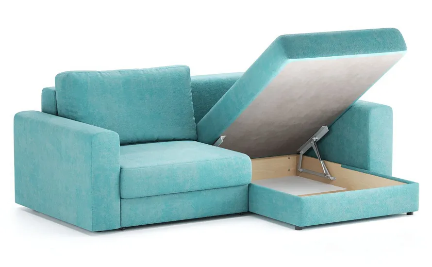 Диван угловой Ларсон 2М Nordic 71 аквамарин - 3 Диван угловой Ларсон 2М Nordic 71 аквамарин - 3