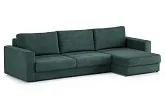 Диван угловой Ларсон 3М Nordic 74 изумруд - превью 2