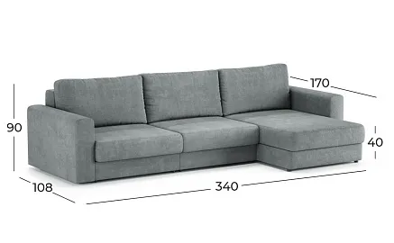 Фото Диван угловой Ларсон 3М - 1 Фото Диван угловой Ларсон 3М - 1