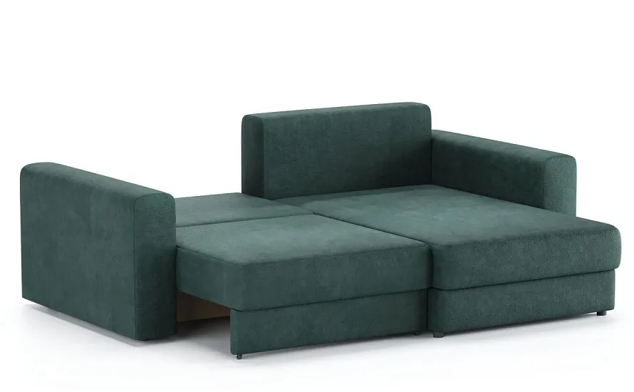 Диван угловой Ларсон 2М Nordic 74 изумруд - 4